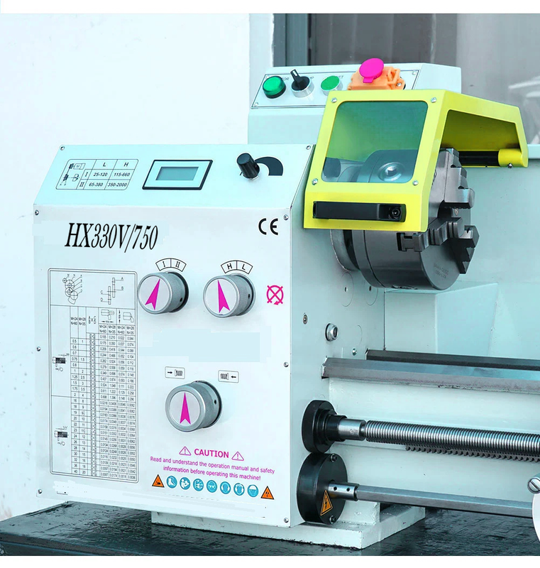 HX330V (330X750MM) VARIO 1500W Motor with 160mm Chuck 915*330mm DIY Metal Lathe Machine