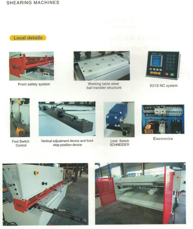 QC12K SERIES NC HYDRAULIC SWING BEAM SHEAR