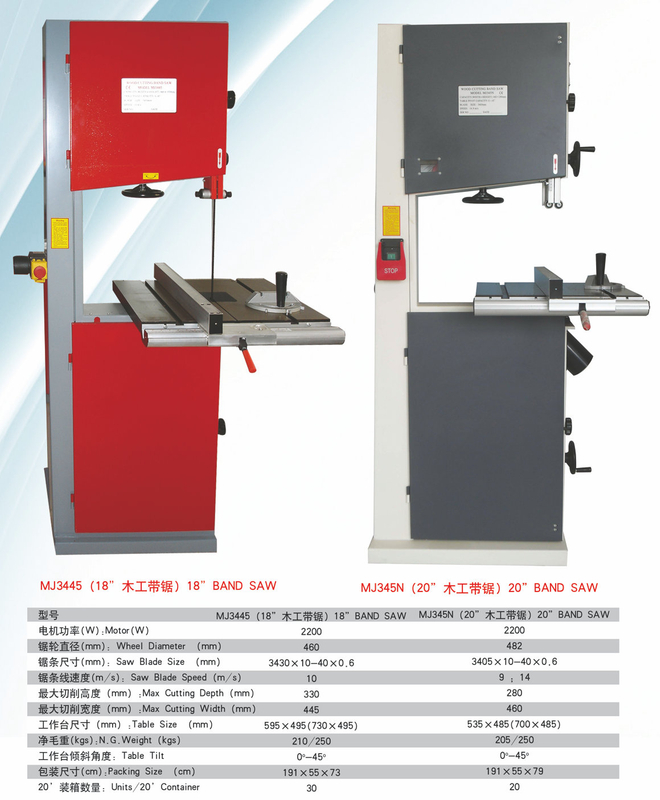 20 ' WOOD BAND SAW MJ3445-MJ345N