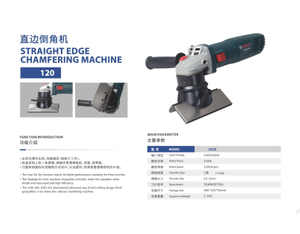 D120 STRAIGHT EDGE CHAMFERING MACHINE 