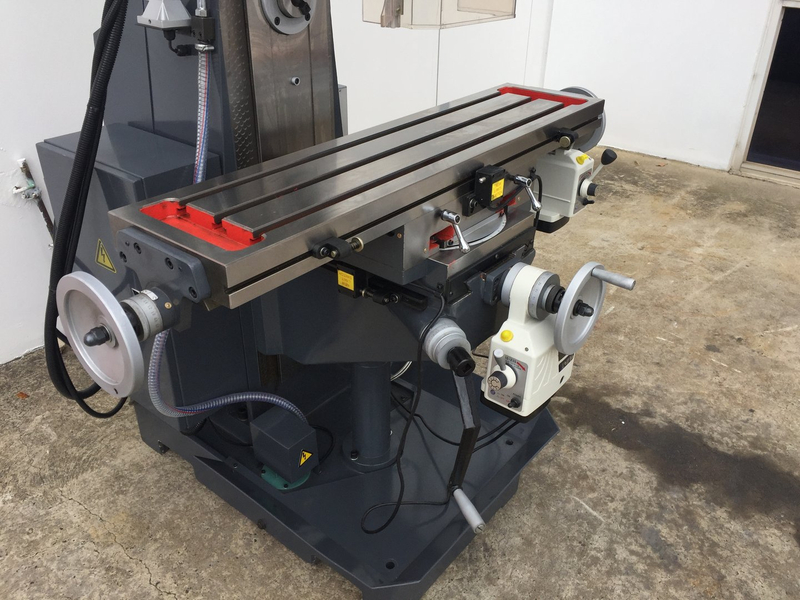 ZX7550CW Universal Mill Gear Drive with 3 Axis Digital Readout,