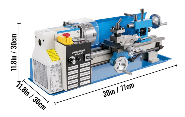 BENCH LATHE 7"x14" (180X350MM)DRO