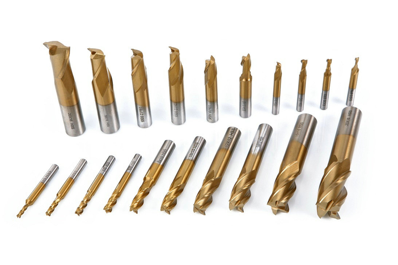 20 Delig HSS – Tin Gecoate Frezenset