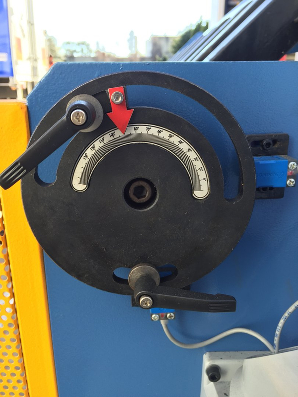 FHPB2504. Panbrake Folder. Full Hydraulic. 2500mm x 4mm with Quick Set Angle Fold Setting.