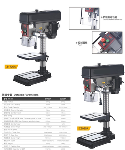 Z1720B/Z2025B DRILL MACHINE 