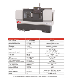 CNC LATHE CK6156 x1000 /1500/2000 (86mm spindle or 105mm spindle )