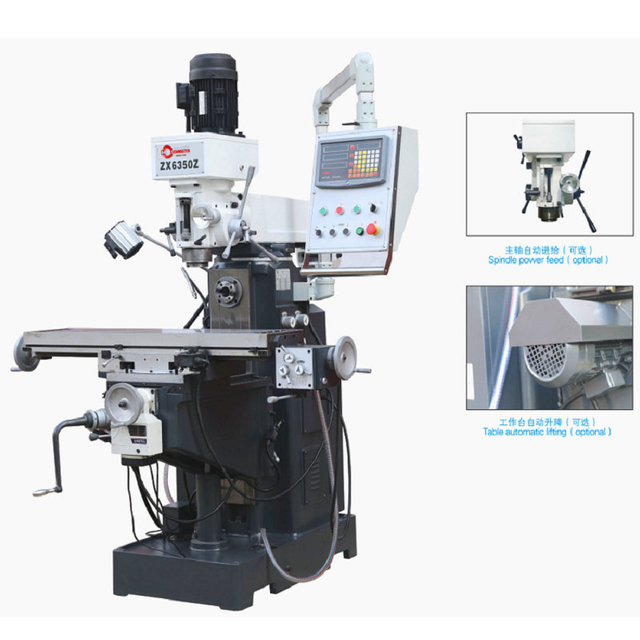 UNIVERSAL MILLING MACHINE XZ6350Z WITH SPINDLE AUTO FEEDING 