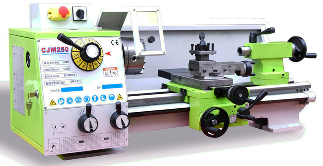 GEARED HIGN SPEED BENCH LATHE CJM6125