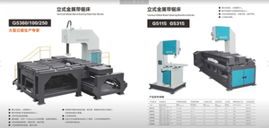 VERTICAL METAL BAND SAW ING MACHINE SERIES G5360/100/250