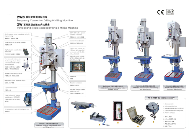GEARED DRILLING MACHINE ZWB SERIES 