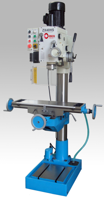 AUTO FEEDING GEARED HEAD DRILLING AND MILLING MACHINE EUROPE STYLE ZX40HS