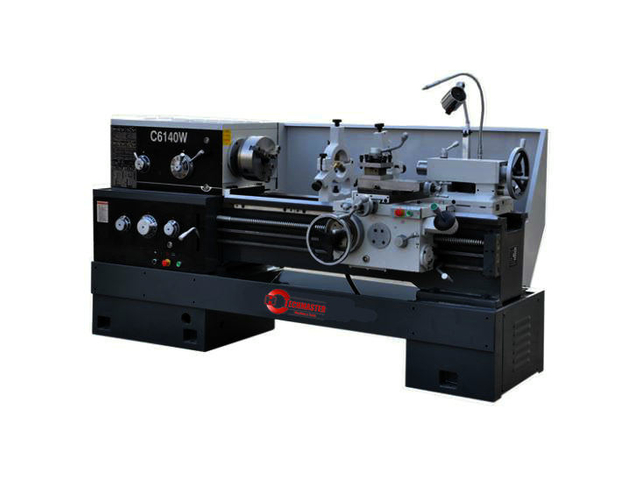 Big Bore 56mm Harden Guide Way Engine Lathe C6140W 1500/2000