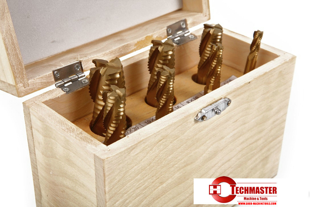 7 Delige HSS – Tin Ruwfrezenset